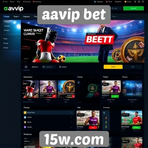 Novas funcionalidades do site aavip bet em destaque